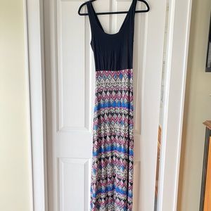 maxi dress with open back